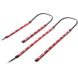 Kit 4 barres LEDS rouges magnétiques