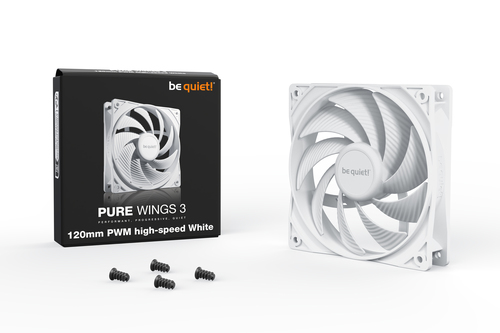 Pure Wings 3 120mm PWM High-Speed Blanc