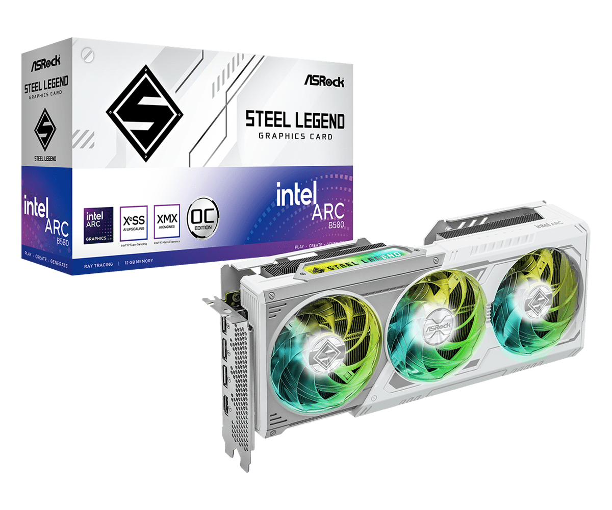 ARC B580 Steel Legend 12Go OC - B580/12Go/HDMI/DP