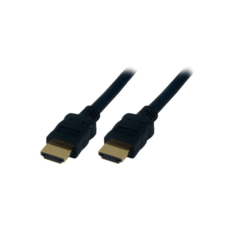 Câble HDMI Highspeed+Ethernet mâle/mâle -10m-Noir#