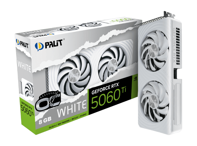 GeForce RTX 5060Ti 8Go White OC