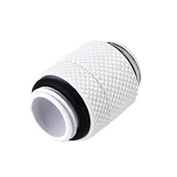 Raccord Mâle/Mâle droit blanc - 14mm