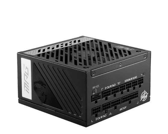 ATX 1000W - 80+ Gold - MPG A1000GS PCIE5 Noir#-Seconde Vie-Très Bon Etat