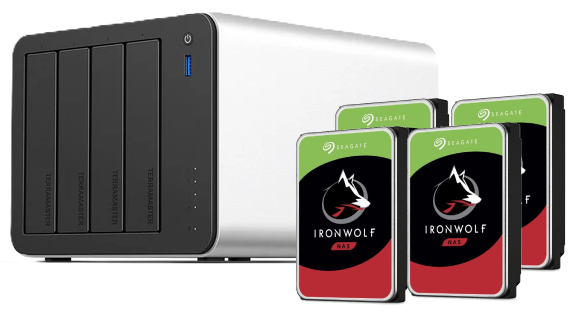 F4-425 Plus - 4 baies avec 4 disques de 12To