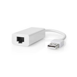 Adaptateur USB 2.0 vers RJ 45 - Blanc