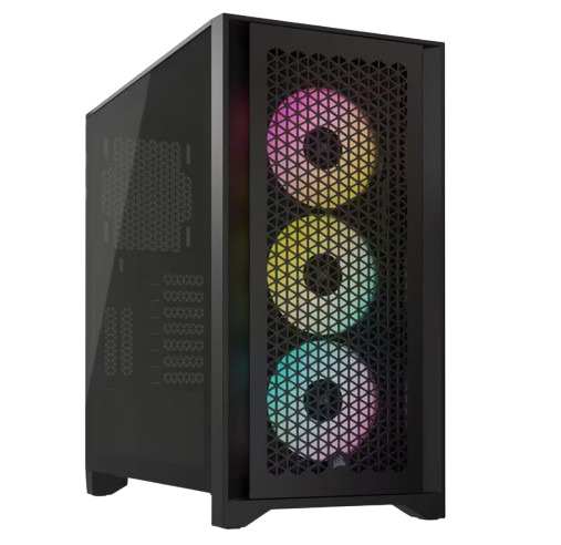 iCUE 4000D Airflow RGB TG - MT/Sans Alim/ATX
