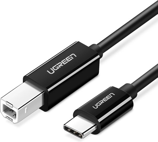 Câble USB-C vers USB-B 2.0/1m/Noir