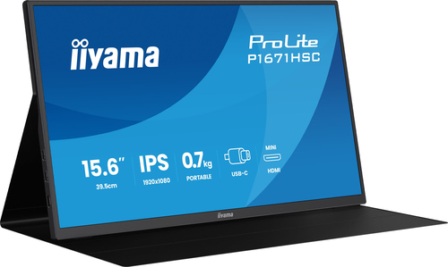 P1671HSC-B1 15.6"Portable FHD/IPS/USB-C/HP/Housse