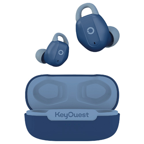 écouteur bluetooth Bleu/Noir#