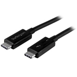 Câble Thunderbolt 3 USB-C mâle/mâle - 0.5m - Noir