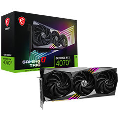 GeForce RTX 4070 Ti GAMING X TRIO 12G