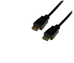 Câble HDMI HighSpeed+Ethernet mâle/mâle - 2m-Noir#