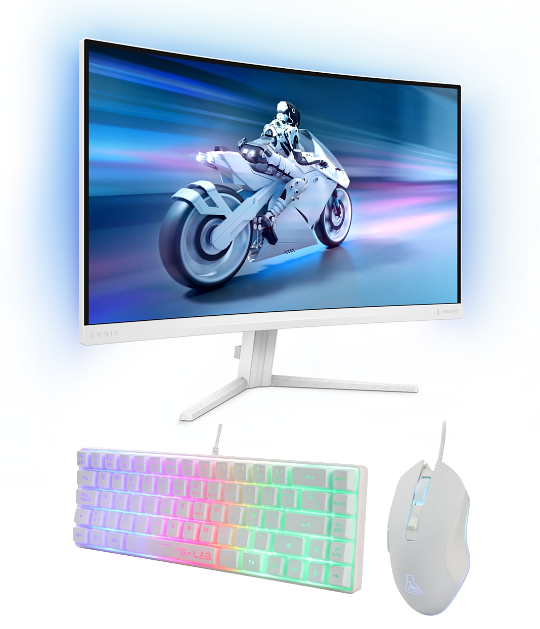 27"CURVE FHD/180Hz/F-VA/0.5ms + clavier souris #