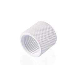 Raccord tube rigide droit blanc - 14mm
