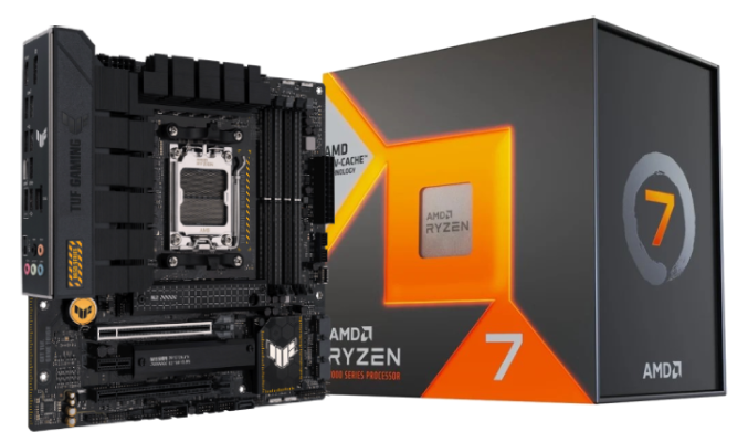 TUF GAMING B650M-PLUS + Ryzen 7 7800X3D