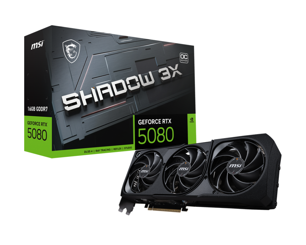 GeForce RTX 5080 16G SHADOW 3X OC OEM-Seconde Vie-Etat Satisfaisant