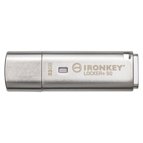 Clé 32Go USB 3.2 IronKey Locker+ 50 IKLP50/32GB