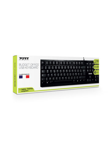 Clavier filaire Trust TK-150 (Noir) pour professionnel, 1fotrade Grossiste  informatique