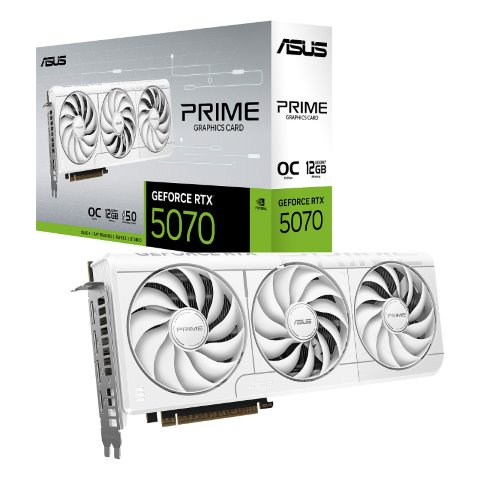 PRIME GeForce RTX 5070 White OC Edition 12GB GDDR7