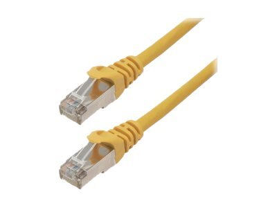 Câble RJ-45 Cat6 S/FTP mâle/mâle - 1m - Jaune#