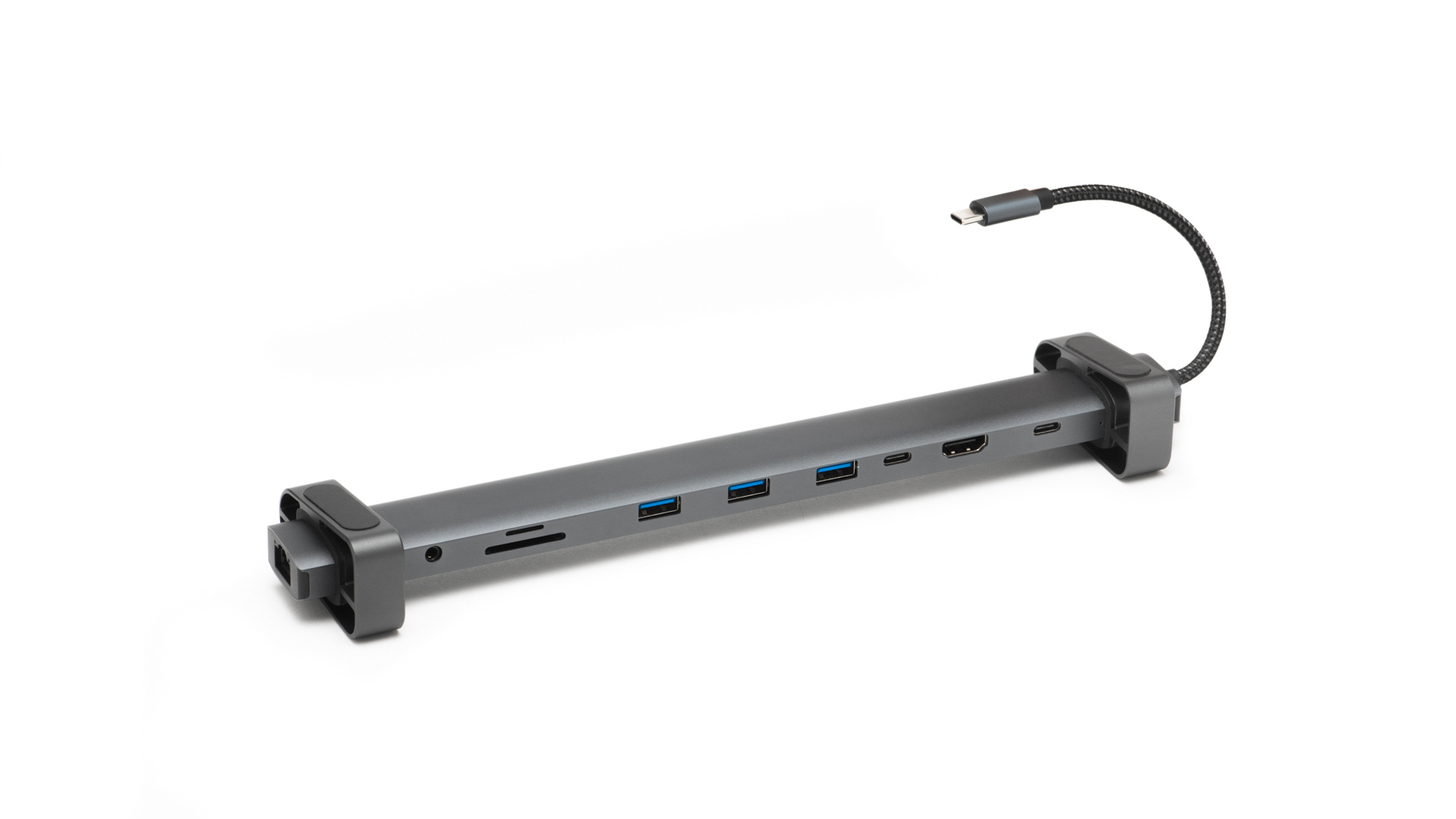 HUB USB-C/10 ports/Gris