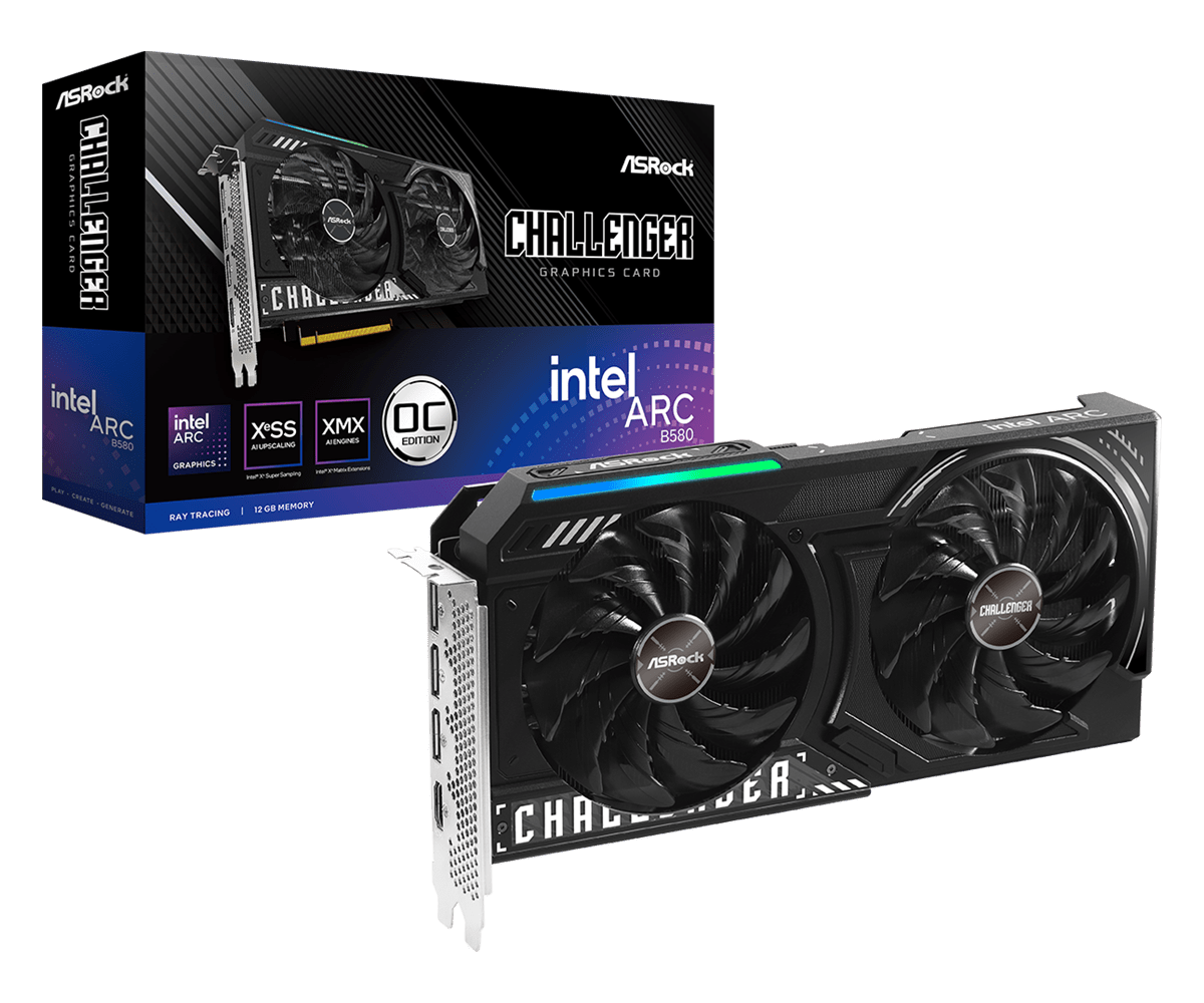 ARC B580 Challenger 12Go OC - B580/12Go/HDMI/DP