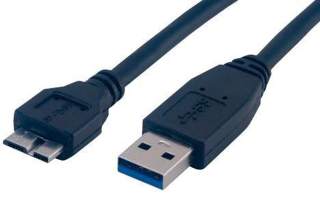 Câble USB-A/Micro-USB B 3.0 mâle/mâle - 1,80m