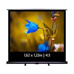 Ecran de projection transportable 162 x 122cm 4:3