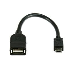 Cable Micro USB vers USB A Femelle pour Tablette 