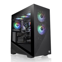 Divider 370 TG ARGB Black - MT/Sans Alim/ATX