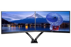 DS3002C-B1 Bras pneumatique deux moniteurs 27" max-Seconde Vie-Très Bon Etat