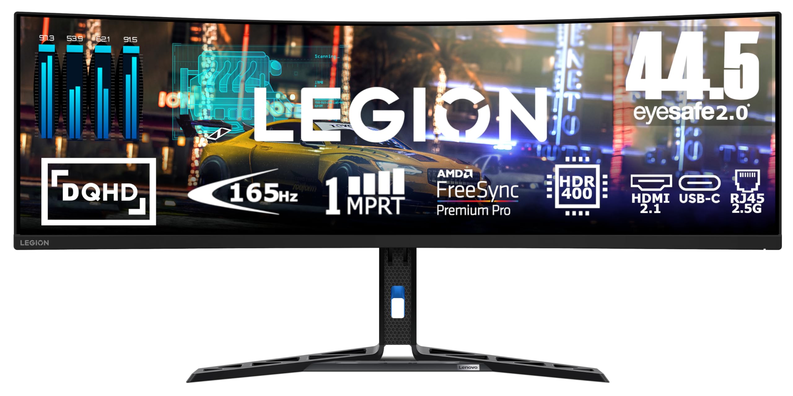 Legion 44.5" CURVE DQHD/165Hz/VA/1ms/HDR/USB-C