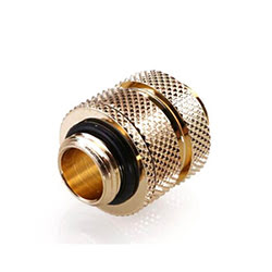 Fitting Femelle/Femelle télescopique droit or