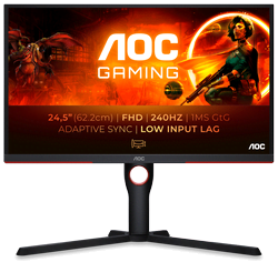 25G3ZM/BK 24.5" FHD/240Hz/1ms/VA/FreeSync Premium