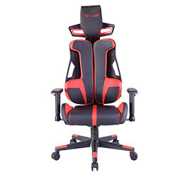 K-Seat Carbon - Noir/Rouge/Simili Cuir/3D 