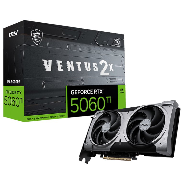 GeForce RTX 5060 Ti 16G VENTUS 2X OC PLUS