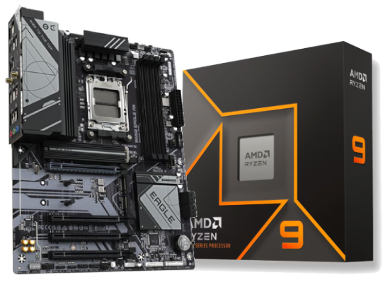 Ryzen 9 9900X + B650 EAGLE AX