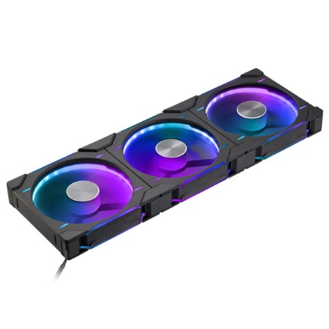 D30 PWM Reverse Airflow D-RGB - Pack 3x140mm-Noir