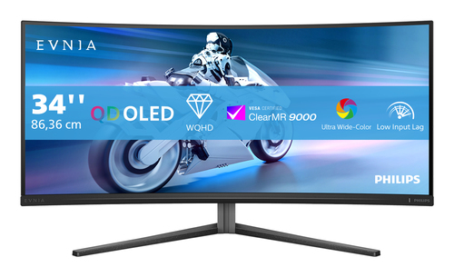 Evnia 34"CURVE QD-OLED WQHD 175Hz/0,03ms/Ambiglow#