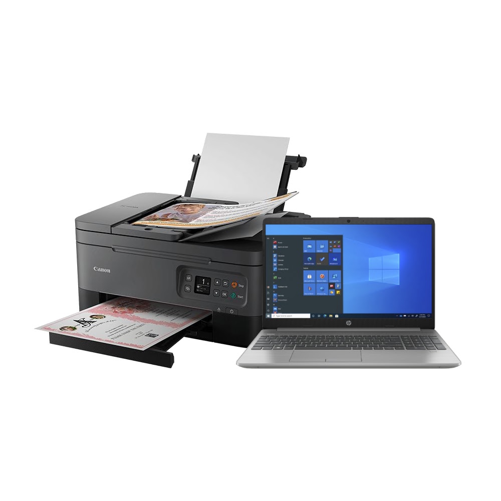 i5-1035G1/8Go/256Go/15.6"FHD/W10 + PIXMA TS7450A 