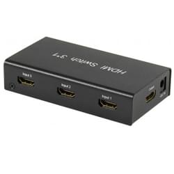 Commutateur HDMI 1.4 - 3 entrées/1 sortie manuel