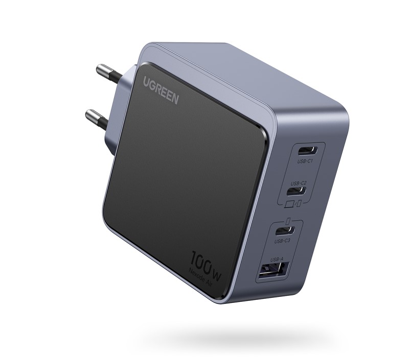 Chargeur Nexode S USB-A+3xUSB-C/4ports/100W/Gris