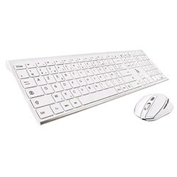 Grapheme Blanc - Clavier/souris/sans fil