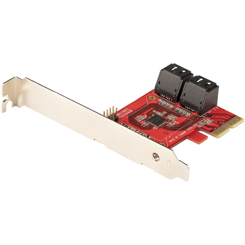 PCI-E - 4 Ports SATA - 4P6G-PCIE-SATA-CARD