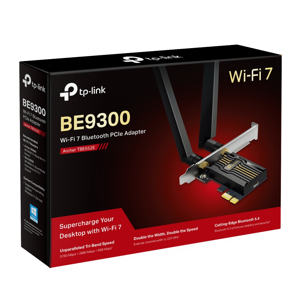 TBE552E - Wifi 7 BE9300 / Bluetooth 5.4