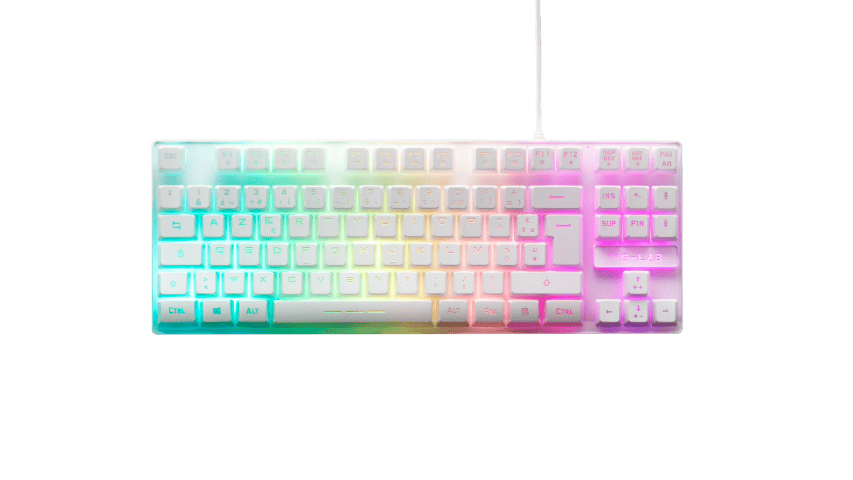 Keyz Caesiumt - Blanc/TKL/Filaire