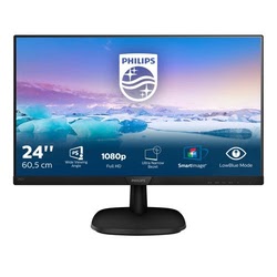 V Line 23.8" FHD/76Hz/IPS/5ms/DVI/HDMI/VGA/HP-Seconde Vie-Très Bon Etat