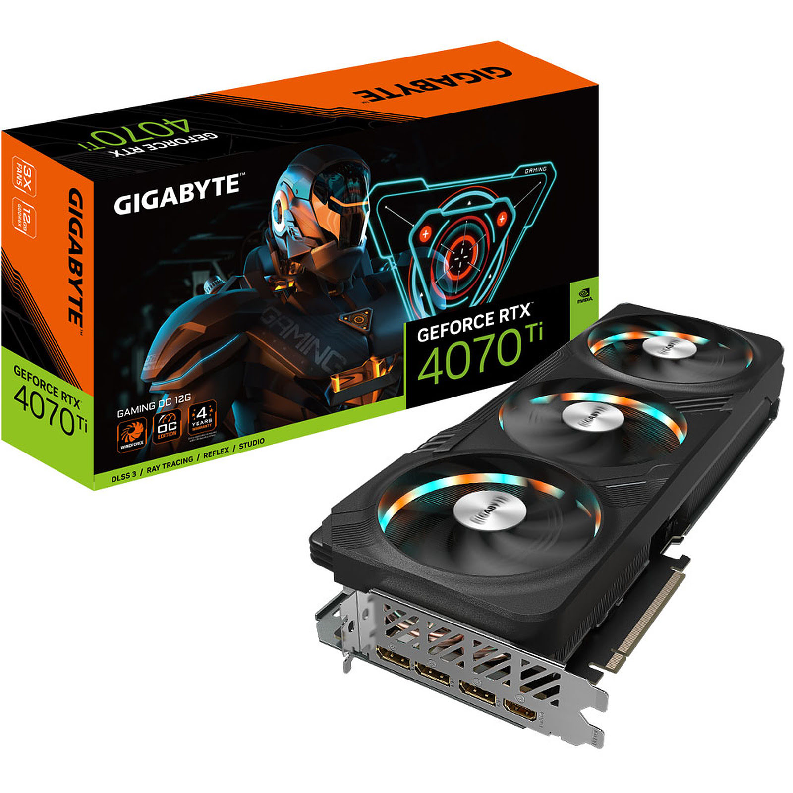 GeForce RTX 4070 Ti WINDFORCE OC 12G