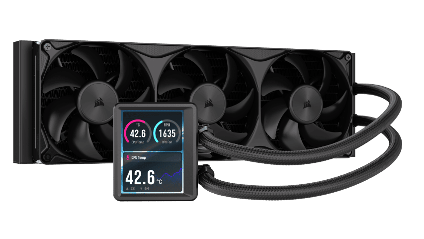 Corsair NAUTILUS II 360 RS LCD - 360mm - Noir