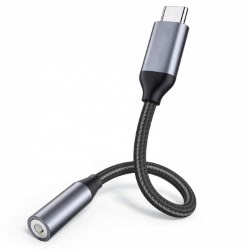 Câble USB-C vers Jack 3.5mm mâle/femelle